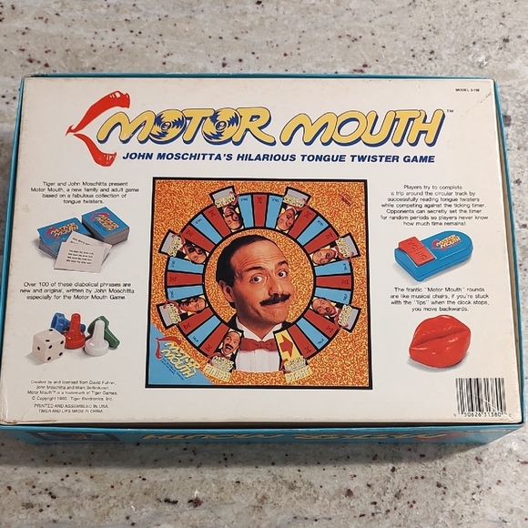 Motor Mouth Tongue Twister Game Vintage Circa 1990s - Picture 3 of 4